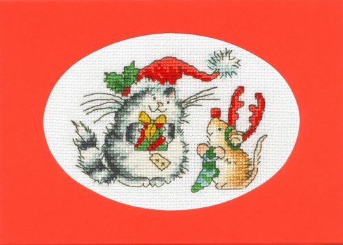 XMAS65 Margaret Sherry Christmas Cards - Titkos télapó 13x9 cm