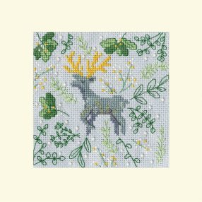 XMAS62 Jade Mosinski - Scandi Deer 10x10 cm