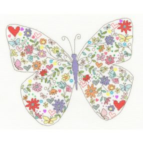 XKA21 Kim Anderson - Lovely Butterfly 26x21 cm