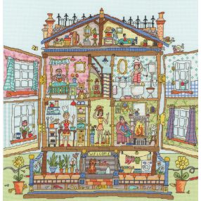 XCT39 Amanda Loverseed - Cut Thru' Dolls House 36x37 cm