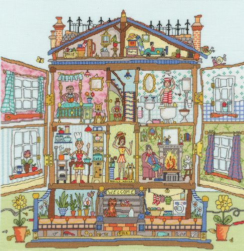 XCT39 Amanda Loverseed - Cut Thru' Dolls House 36x37 cm