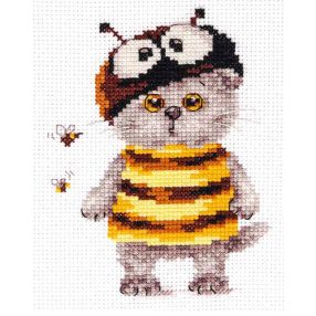 0-229 Cat Basik- Bee 10x12 cm