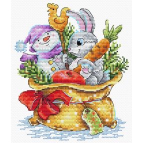 SM673 Egy zsák ajándék 18x15 cm