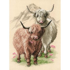 2090 Highland Buddies 30x40 cm