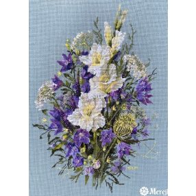 SK223 The White Sword Lily 39x27 cm