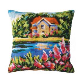 C5448 Lake House 40x40 cm