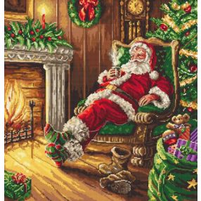 Leti 8052 Santas rest by the chimney 38,5x40cm