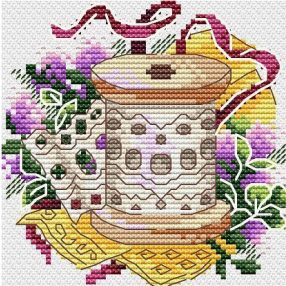 SM727 Handmade stuff. Lace 11x11 cm