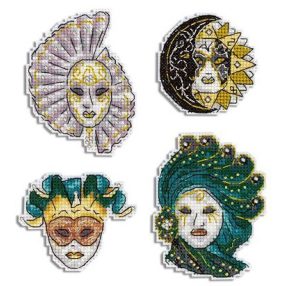 SR849 Magnets Venetian masks 6x7 cm