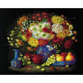 2068 Still Life with Chrysanthemums 50x40 cm