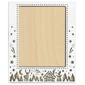 OR279 Téli este - képkeret 26x31 cm