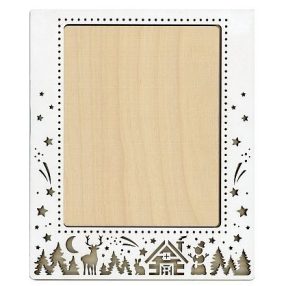 OR278 Téli este - képkeret 20x24 cm