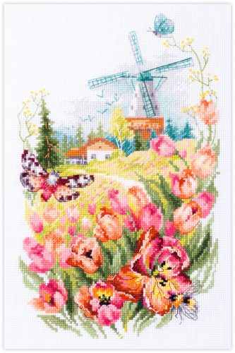 ci-210-350 Holland tulipánok 18x29 cm