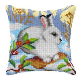99073 Winter Rabbit 40x40 cm