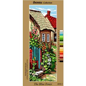 sah55j A kék kerítés 18x50 cm