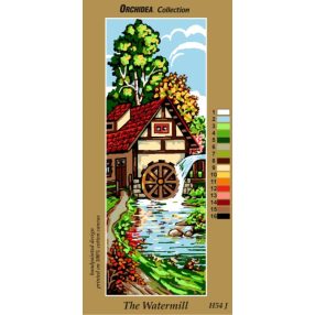 sah54j Vízimalom 18x50 cm