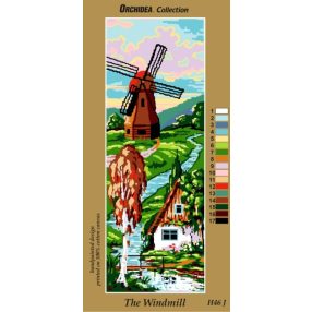 sah46j Szélmalom 18x50 cm