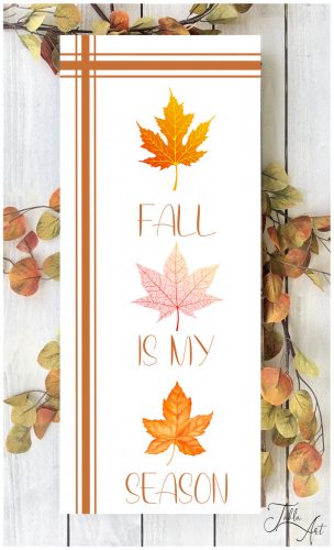 844 Fall is my season 50x25 cm