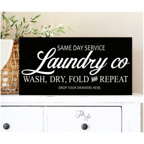 1951 Same day laundry service - fekete 