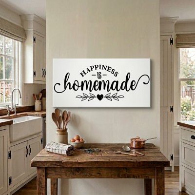 2029 Happiness is homemade 40x20 cm (fa)