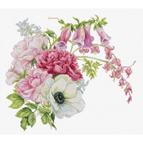 B7018 Tavaszi csokor 25x23 cm