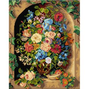   3539 Pauline von Koudelka - Schmerling - Csokor görög vázában 40x50 cm