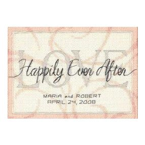 D65045 Happily Ever After Wedding Record 18x13 cm