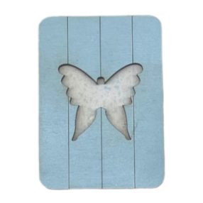 KF056-13 Fa tűtartó - pillangó 5x7 cm