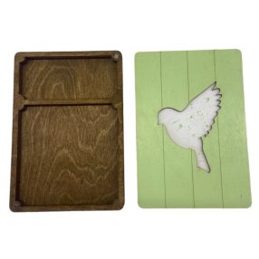 KF057-12 Scissors case Bird 11x14,5x1,8 cm