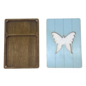 KF057-13 Scissors case Butterfly 11x14,5x1,8 cm