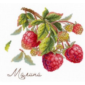 SNV816 Gifts of nature. Raspberries 14x13 cm