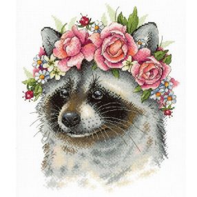 SNV775 Adorable raccoon 20x23 cm