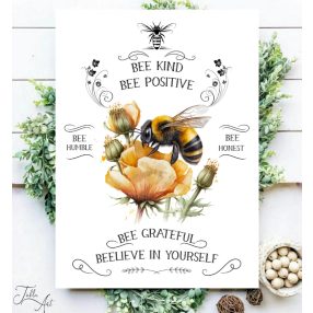 2512 Bee kind, bee positive 