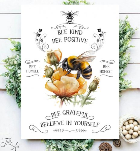 2512 Bee kind, bee positive 