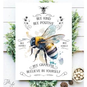 2514 Bee kind, bee positive 