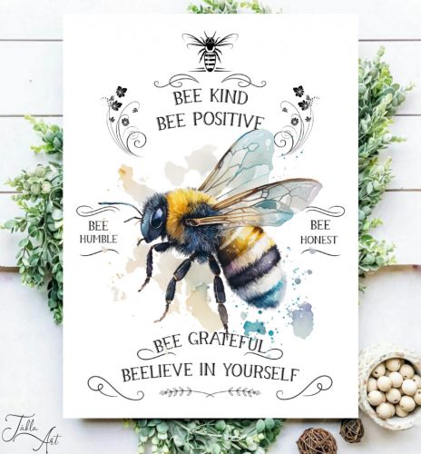 2514 Bee kind, bee positive 