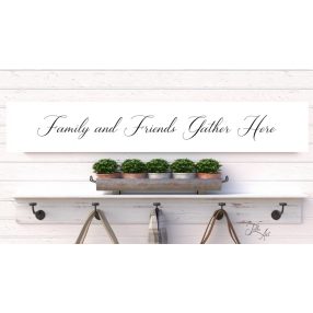 2521 Family and friends gathere here 80x15 cm