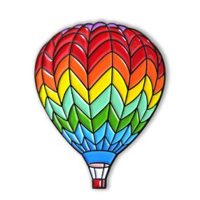 Leti 14335 Hőlégballon - tűmágnes 4x3,2 cm