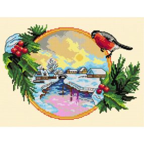 SA7929 Winter landscpe 20x27 cm