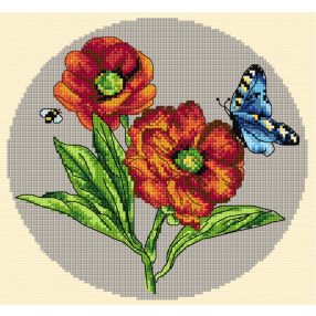 SA7927 Poppies 20x21,5 cm