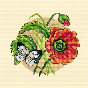 SA7925 Poppies 20x20 cm