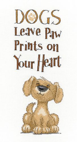 hc-1457a Dogs' Paw Prints 8x20,5 cm