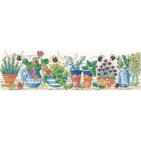 hc-1396a Herb Garden 37,5x10 cm