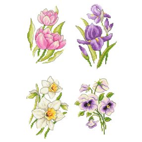 ZS10825 Spring flowers 21x31 cm