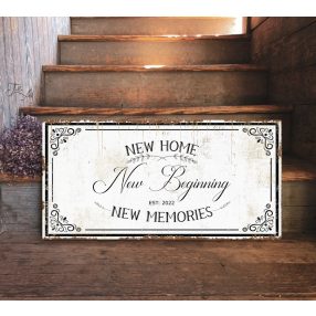 2524 New home, new beginning, new memories - rozsdás 