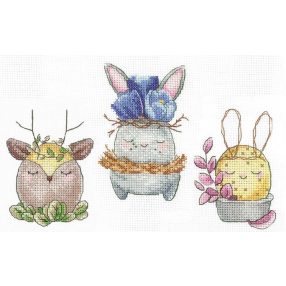 SANV-45 Spring trio (set of 3) 9x6 cm, 9,5x6 cm, 10x7 cm