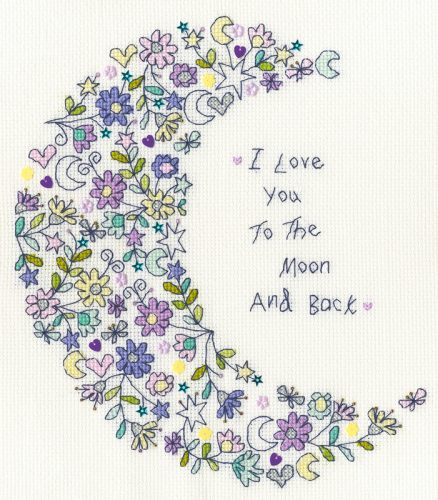 XKA22 Kim Anderson - Love You To The Moon 21x24 cm