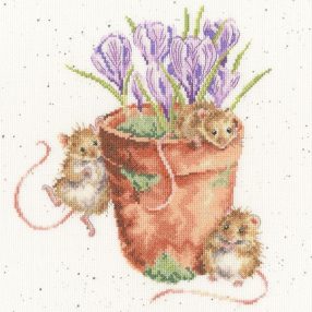 XHD123 Hannah Dale - Garden Friends 26x26 cm
