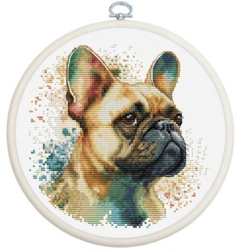 BC207 Francia Bulldog 15x15 cm