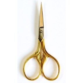 F71170312d Embroidery scissors gold handles 9 cm